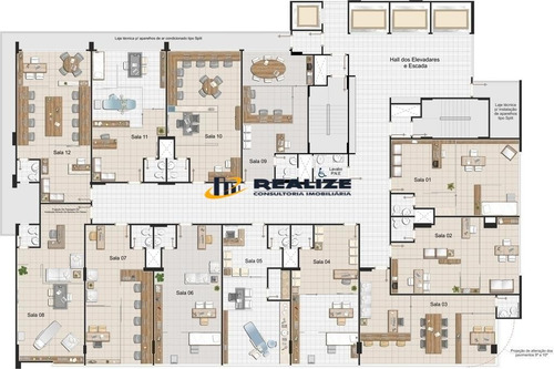 Imagem 3 de 15 de Lumina Office Towe Lumina Office Tower - Sala Comercial !!!! - 90
