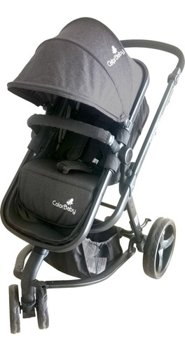 Imagem 3 de 8 de Carrinho De Bebê Europeu Berço Moises + Bebê Conforto Luxo
