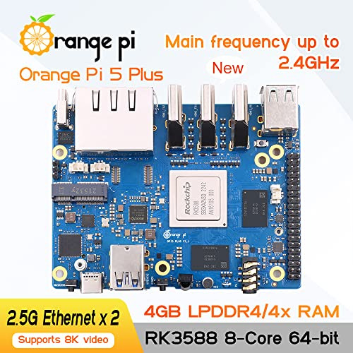 Orange Pi 5 Plus 4gb Lpddr4/4x Rockchip Rk3588 8-core