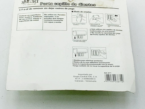 Porta Cepillos Dientes Familiar Smart Home X. 3222 Xavi
