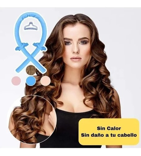 Set Ondulador De Cabello Sin Calor Rizador Con Accesorios 