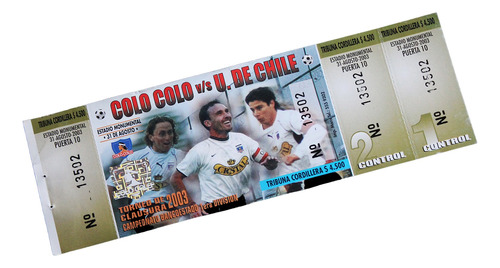  ¬¬ Entrada Estadio Colo Colo Torneo Clausura 2003 Nº2 Zp