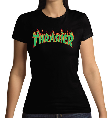 Remeras Mujer Trasher Skate |de Hoy No Pasa| 2b