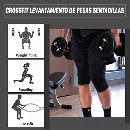 rodilleras para gym levantamiento d pesas gimnasio halterofilia soporte  pression