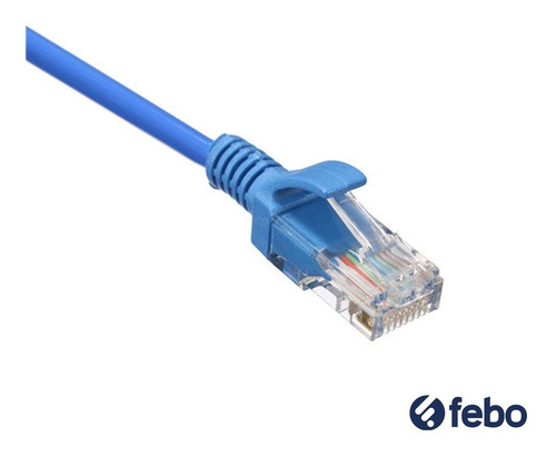 Imagen 2 de 4 de Cable De Red Ethernet Rj45 Utp Cat6 20m Metros Patchcord