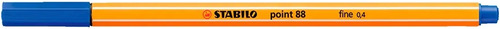 10 Rotuladores Plumas Stabilo Point 88/41 Azul Caja 10 Pzas