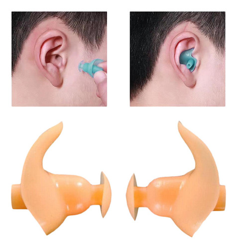 Tapones Para Los Oídos De Silicona Auriculares Para Naranja