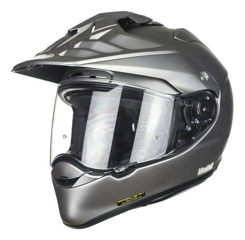Capacete Fechado Shoei Hornet Adv Cinza Big Trail - On Road Cor Cinza-claro Tamanho do capacete 55/56 (S)