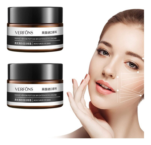 Crema Reafirmante Para Ojos Verfons Snake Venom, 2 Paquetes