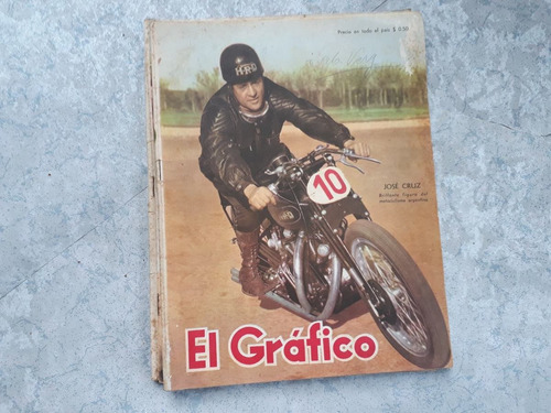 El Grafico Antiguo Nro 1576 Año 1949 - Cruz Motociclismo