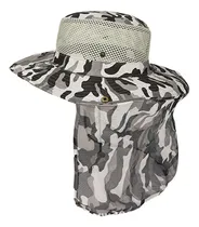 Comprar Gorro Sombrero Australiano Cubre Cuello Pesca Camping Caza