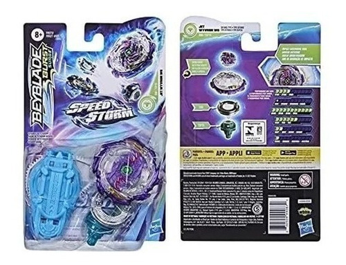 Beyblade - Burst Surge - Jet Wyvron W6 - Hasbro - Cor violeta