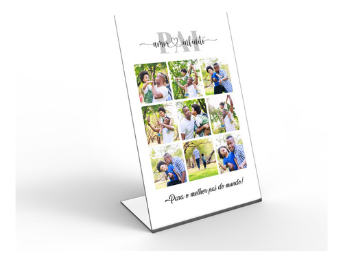 Display Top Personalizado Presente Dia Dos Pais 10x15cm Dp07