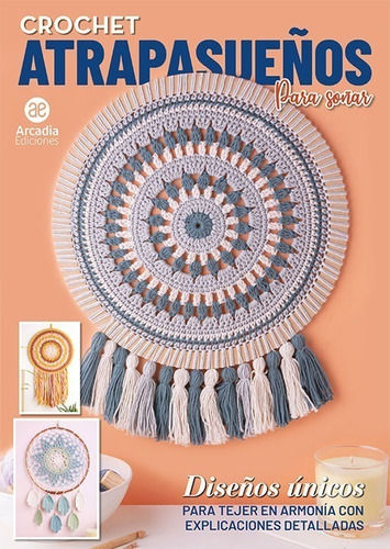 Revista Tejido Crochet Atrapasueños 7 Diseños Guía De Puntos