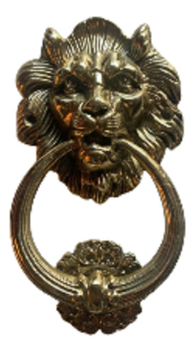 Aldrava Leão Em Bronze Portas Mansões Castelos Condomínios