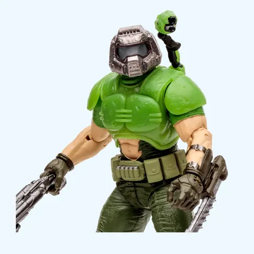 Mcfarlane Gold Label Boneco Doom Slayer Classic Ed. Limitada