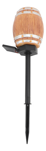 Barril De Vino Con Sensor Led Solar Pathway Pp