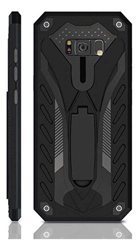 Funda Protectora De Grado Militar De 12.0 Ft,  Negro,