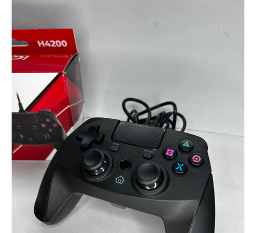 Joystick Gamepad Iqual H4200 Touch Share Pc Ps3 Ps4 Negro (Usado)