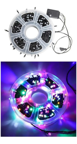 Guirnalda Guia Luces Led 50mts Fiestas Eventos Locales Deco