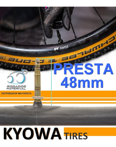 Imagen 2 de 6 de Camara Bicicleta Rodado 26 Valvula Presta Francesa Importada