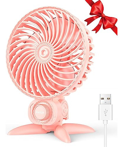 Ventilador De Escritorio Usb - Rosa 