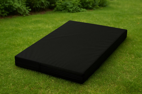 Colchoneta Didáctica Lunics 100x60cm Con Base Antiderrapante Color Negro