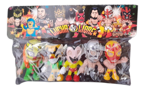 Luchadores Cabezones - Super Muñeco - Solar - Coco Naranja