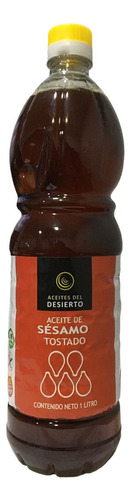 Aceite De Sésamo Tostado Natural x 1 Lt - Aceites Del Desierto