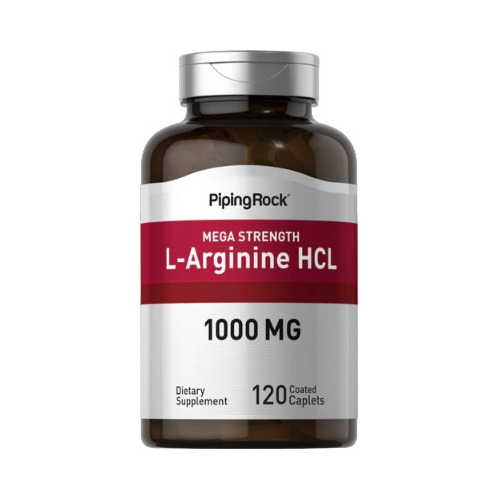 Masa Muscular L-arginina Hcl 1000mg 120 Cápsulas Piping Rock