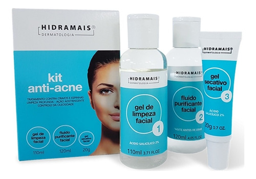 Hidramais Kit Anti-acne 3 Passos