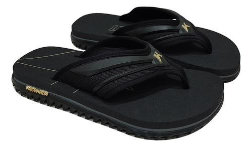 Chinelo Kenner New Force L7 Nnon Preto Original Kn-13000