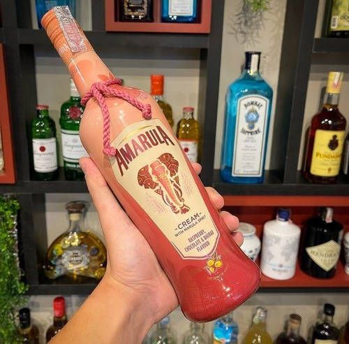 2 Amarula Raspberry Chocolate E Baobab Flayour 750ml Rosa
