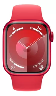 Apple Watch 9 Gps Cellular 41mm Deportivo Caja Aluminio Rojo Negro Liso
