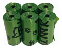 Comprar Bolsitas Para Desechos De Mascotas 6 Rollos 120 Bolsitas