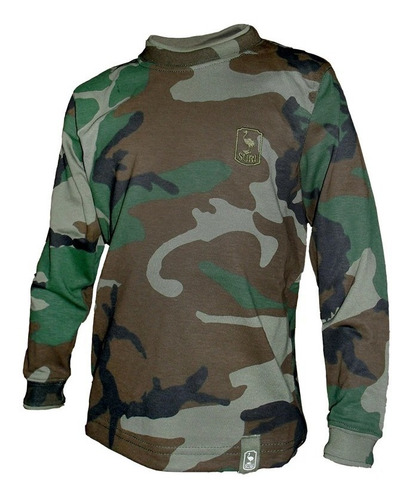 Remera Suri Mangas Largas Camuflada - Aventureros El Trébol