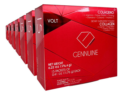 7 Meses 14 Gennuine Volt Colageno Hidrolizado Bebible