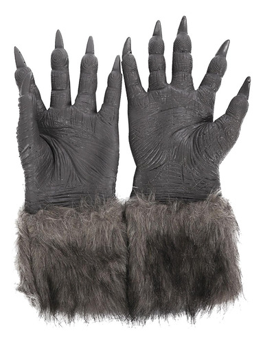 5 Guantes De Disfraz De Hombre Lobo Accesorio De Disfraz De