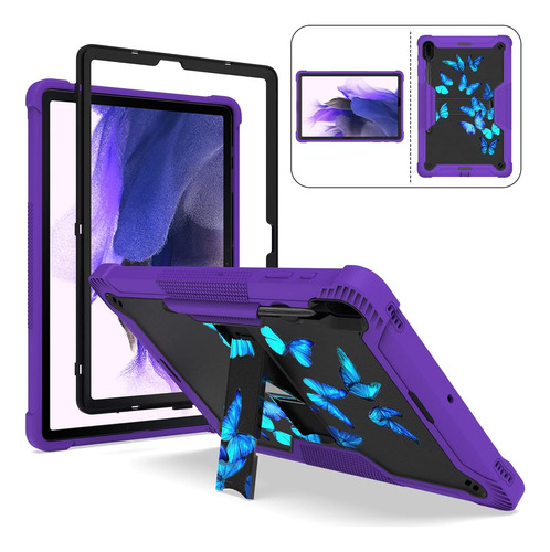 Funda Para  Samsung Galaxy Tab S8 Plus Nkase Color Morado