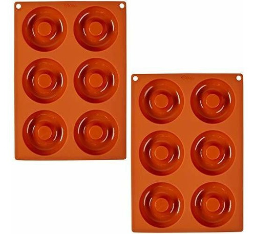 Moldes De Silicona Antiadherentes Para Donas, Set De 2