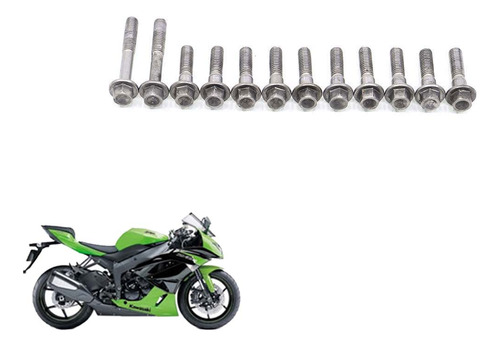 Kit Parafusos Tampas Kawasaki Zx 6 09-12 (360)