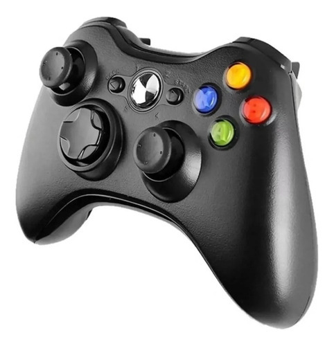 Controle Xbox 360 Sem Fio Preto Compatível Pc Video Game