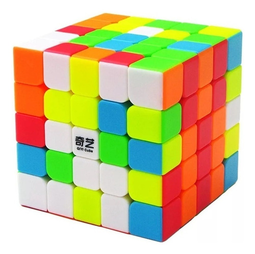 Cubo Mágico Profissional 5x5x5 Stickerless Qiyi Qizheng S