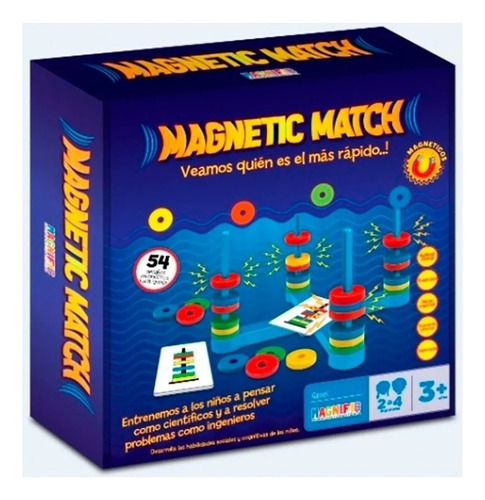 Magnetic Match Juego De Mesa Velocidad Magnific Didactico