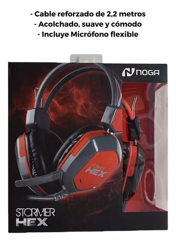 Auriculares Gamer Noganet Stormer Hex Con Mic