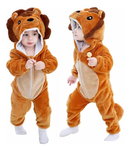 Pijamas Animalitos Para Bebes 2 A 3 Años Kigurumi Polar 