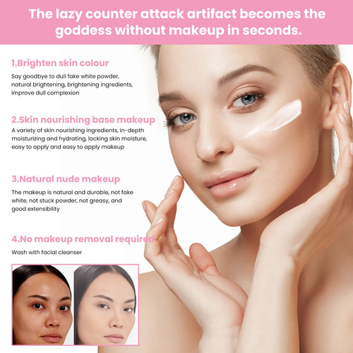 Crema Correctora Relizante De 30 Ml Para Maquillaje Vegano Y