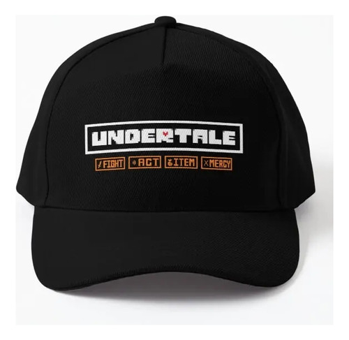 Camiseta Undertale Para Jugador De Béisbol, Gorra Czapka, Pa