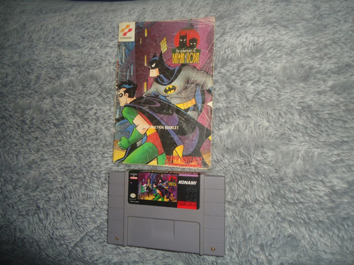 Batman Y Robin Snes Con Manual Original