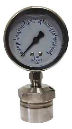 Kodiak Kc301l25160/dsm3511 Pressure Gauge, 0 To 160 Psi, Aad